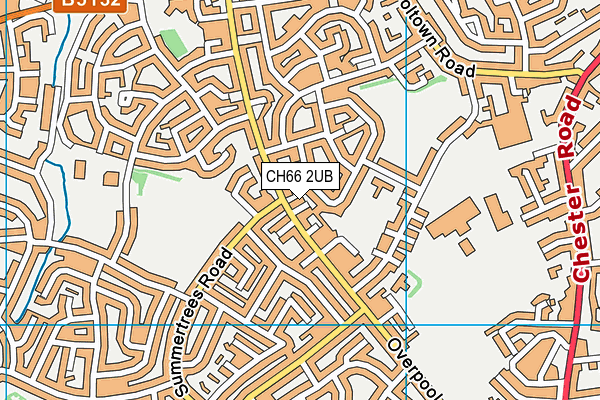 CH66 2UB map - OS VectorMap District (Ordnance Survey)