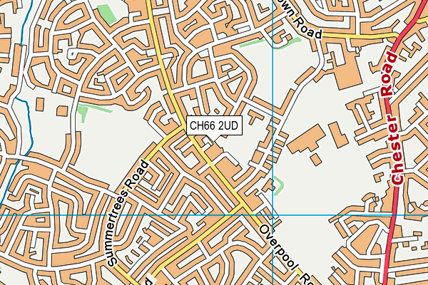 CH66 2UD map - OS VectorMap District (Ordnance Survey)