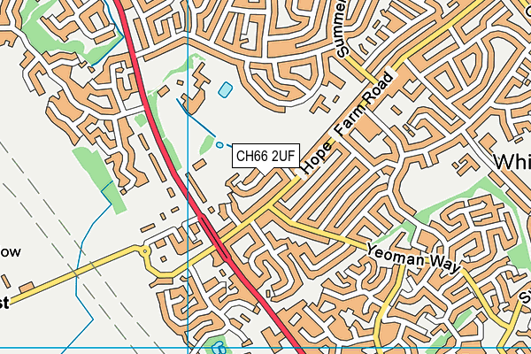 CH66 2UF map - OS VectorMap District (Ordnance Survey)