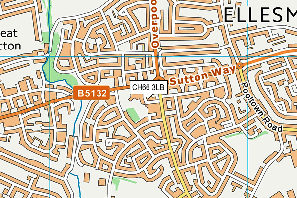 CH66 3LB map - OS VectorMap District (Ordnance Survey)