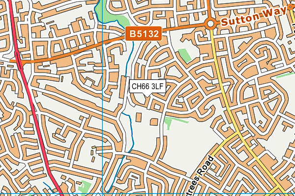 CH66 3LF map - OS VectorMap District (Ordnance Survey)