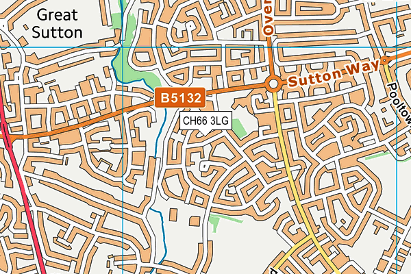 CH66 3LG map - OS VectorMap District (Ordnance Survey)