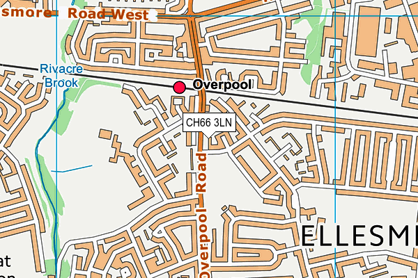 CH66 3LN map - OS VectorMap District (Ordnance Survey)