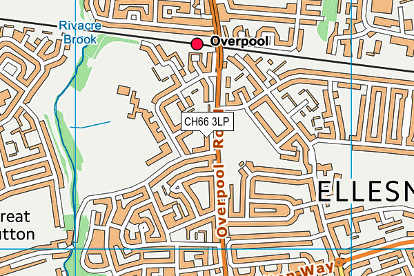 CH66 3LP map - OS VectorMap District (Ordnance Survey)