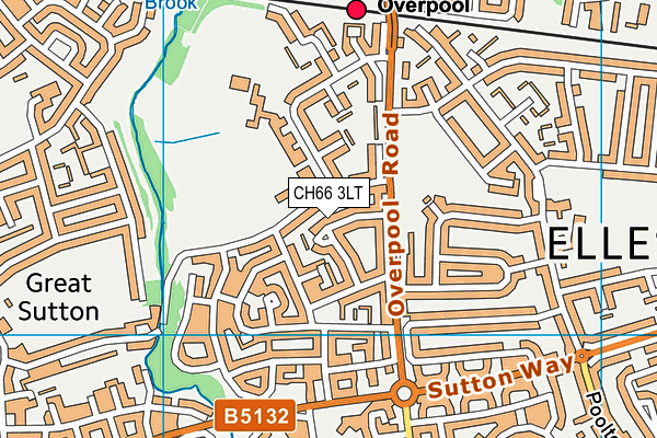 CH66 3LT map - OS VectorMap District (Ordnance Survey)