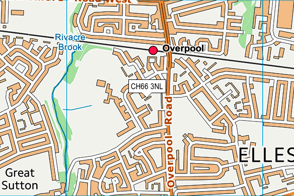 CH66 3NL map - OS VectorMap District (Ordnance Survey)