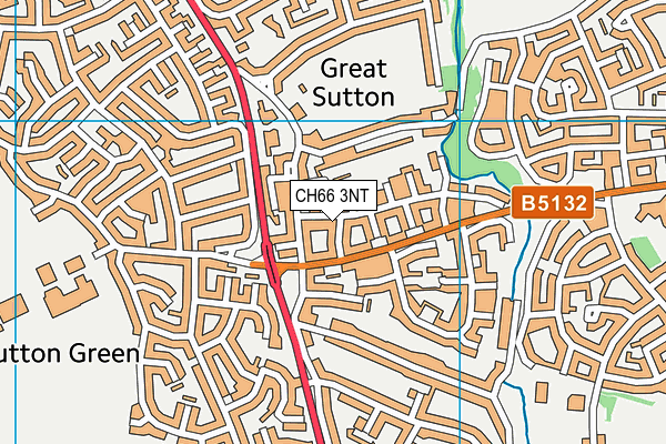 CH66 3NT map - OS VectorMap District (Ordnance Survey)