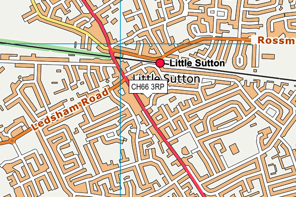 CH66 3RP map - OS VectorMap District (Ordnance Survey)