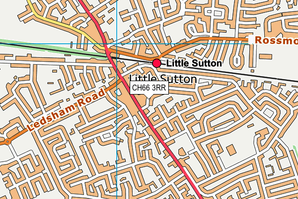 CH66 3RR map - OS VectorMap District (Ordnance Survey)