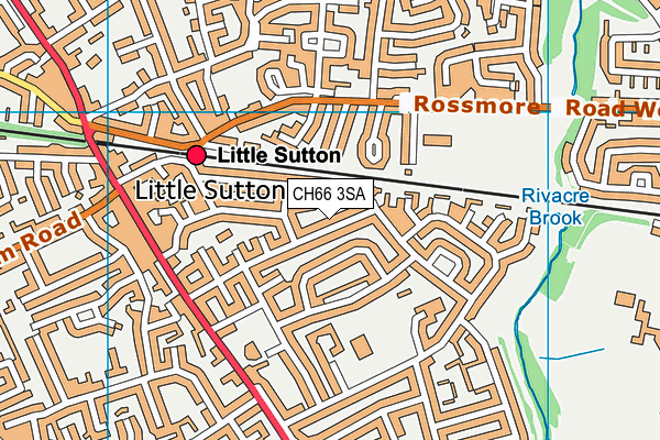 CH66 3SA map - OS VectorMap District (Ordnance Survey)