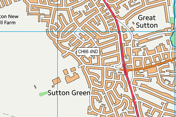 CH66 4ND map - OS VectorMap District (Ordnance Survey)