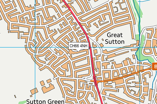 CH66 4NH map - OS VectorMap District (Ordnance Survey)