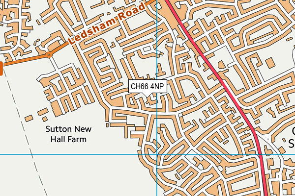 CH66 4NP map - OS VectorMap District (Ordnance Survey)