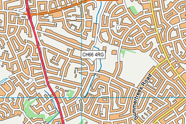 CH66 4RG map - OS VectorMap District (Ordnance Survey)