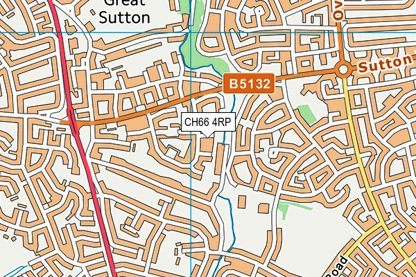 CH66 4RP map - OS VectorMap District (Ordnance Survey)