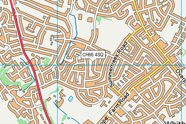 CH66 4SQ map - OS VectorMap District (Ordnance Survey)