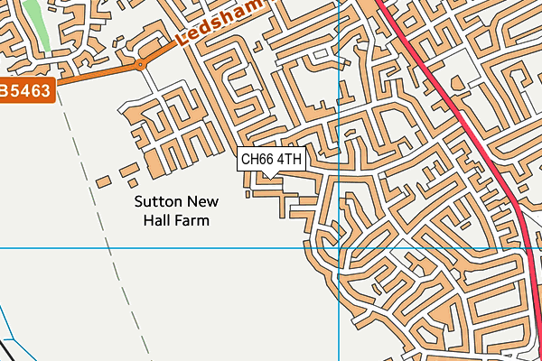 CH66 4TH map - OS VectorMap District (Ordnance Survey)