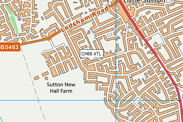 CH66 4TL map - OS VectorMap District (Ordnance Survey)