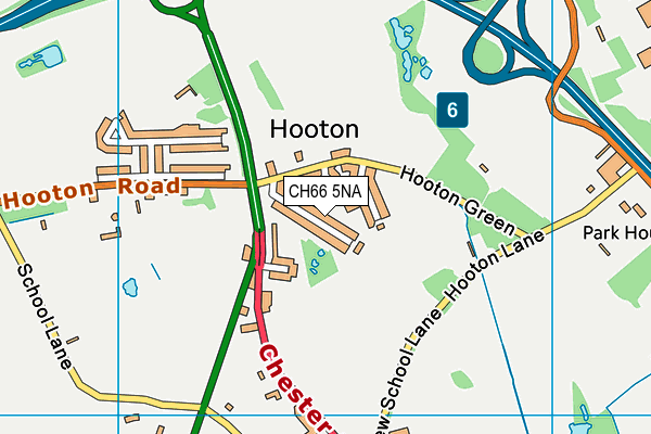 CH66 5NA map - OS VectorMap District (Ordnance Survey)