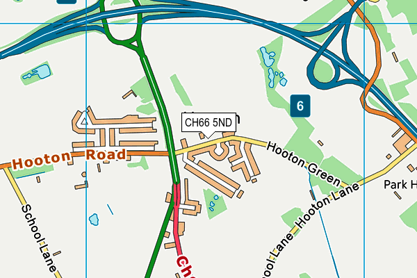 CH66 5ND map - OS VectorMap District (Ordnance Survey)