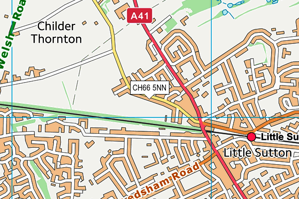 CH66 5NN map - OS VectorMap District (Ordnance Survey)