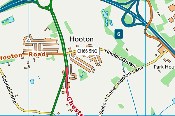 CH66 5NQ map - OS VectorMap District (Ordnance Survey)