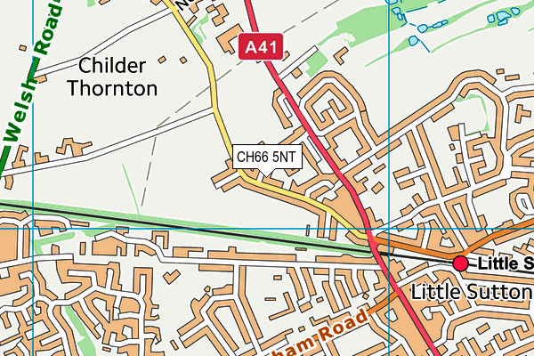 CH66 5NT map - OS VectorMap District (Ordnance Survey)