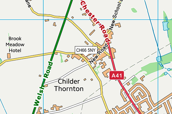 CH66 5NY map - OS VectorMap District (Ordnance Survey)