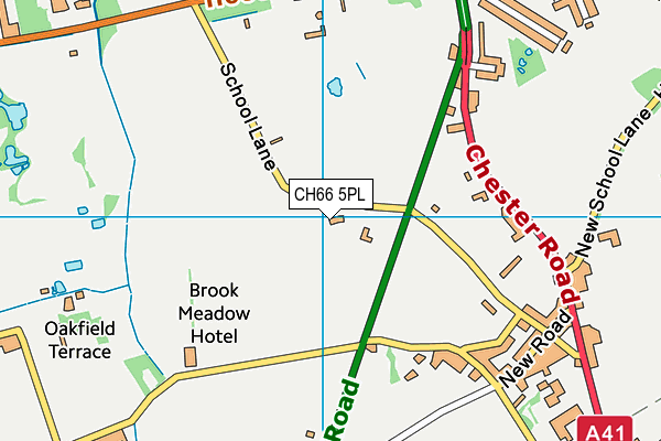 CH66 5PL map - OS VectorMap District (Ordnance Survey)