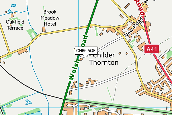 CH66 5QF map - OS VectorMap District (Ordnance Survey)