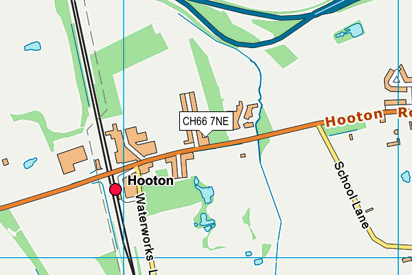 CH66 7NE map - OS VectorMap District (Ordnance Survey)