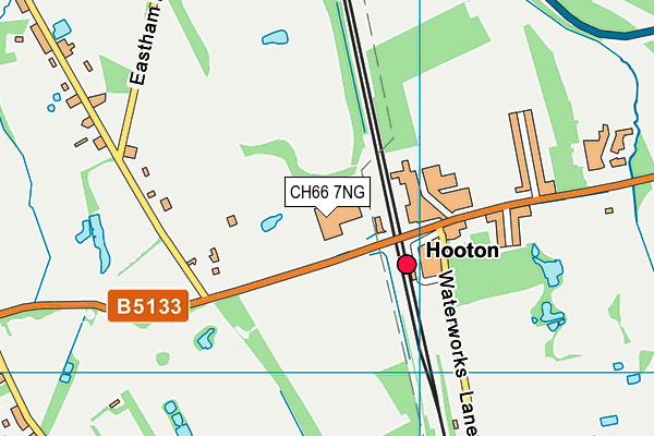 CH66 7NG map - OS VectorMap District (Ordnance Survey)