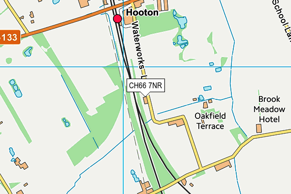 CH66 7NR map - OS VectorMap District (Ordnance Survey)