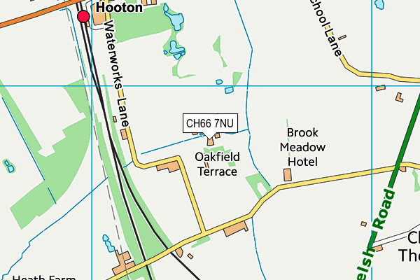 CH66 7NU map - OS VectorMap District (Ordnance Survey)