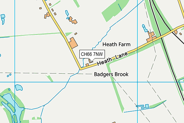 CH66 7NW map - OS VectorMap District (Ordnance Survey)