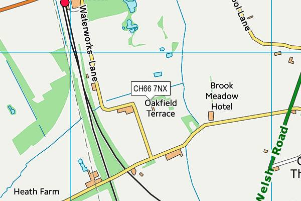 CH66 7NX map - OS VectorMap District (Ordnance Survey)