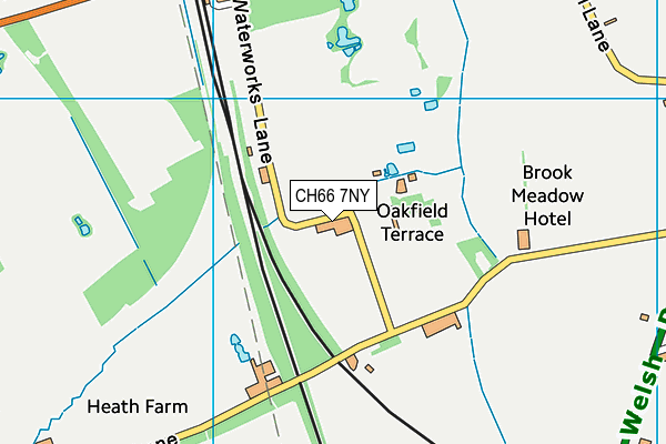 CH66 7NY map - OS VectorMap District (Ordnance Survey)