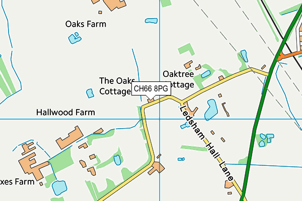 CH66 8PG map - OS VectorMap District (Ordnance Survey)