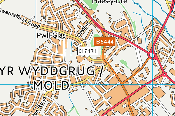 CH7 1RH map - OS VectorMap District (Ordnance Survey)