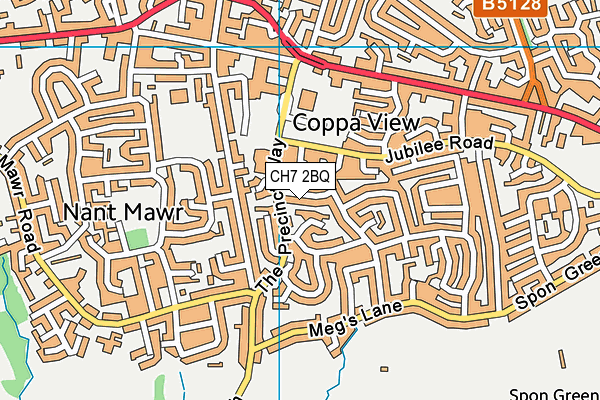 CH7 2BQ map - OS VectorMap District (Ordnance Survey)