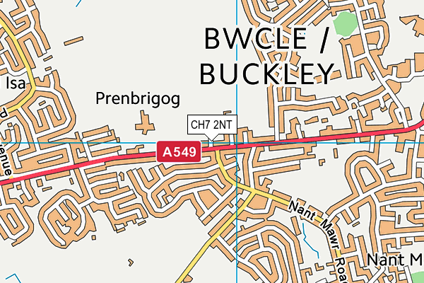 Map of BEVERLEY'S (BUCKLEY) LIMITED at district scale