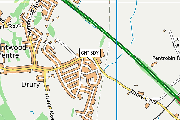 Map of DRURY CAR & COMMERCIAL LTD at district scale