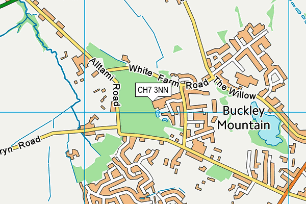 CH7 3NN map - OS VectorMap District (Ordnance Survey)