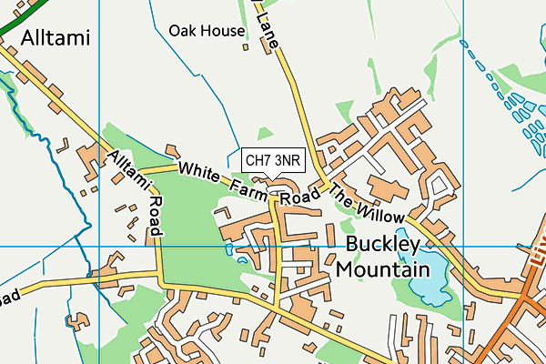 CH7 3NR map - OS VectorMap District (Ordnance Survey)