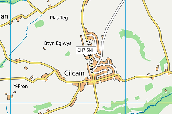 CH7 5NH map - OS VectorMap District (Ordnance Survey)