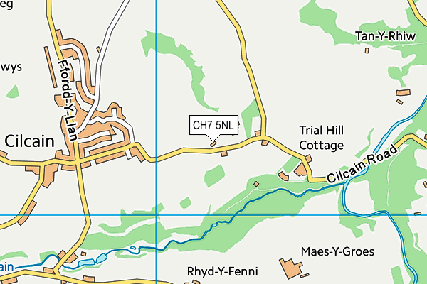 CH7 5NL map - OS VectorMap District (Ordnance Survey)