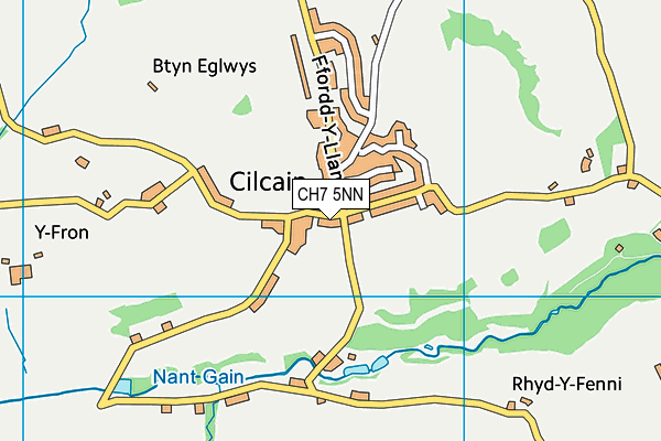 CH7 5NN map - OS VectorMap District (Ordnance Survey)