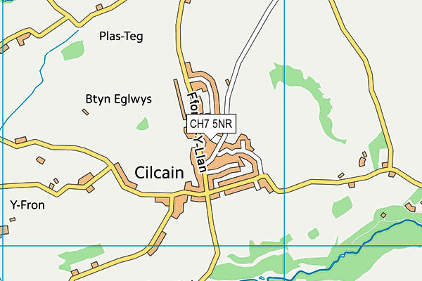 CH7 5NR map - OS VectorMap District (Ordnance Survey)