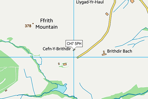 CH7 5PH map - OS VectorMap District (Ordnance Survey)
