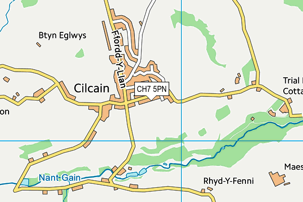 CH7 5PN map - OS VectorMap District (Ordnance Survey)